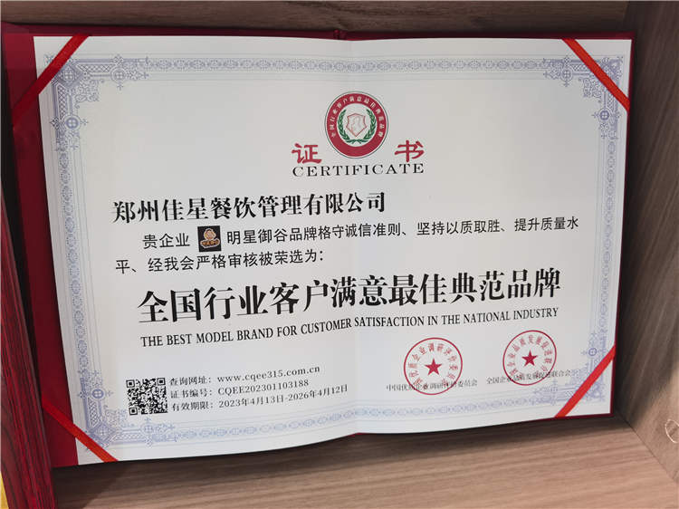 行业客户满意典范品牌